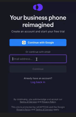 OP Step 1 Enter Email
