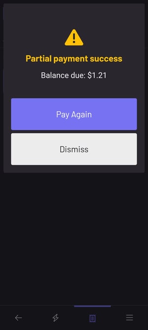 Payment Failed 