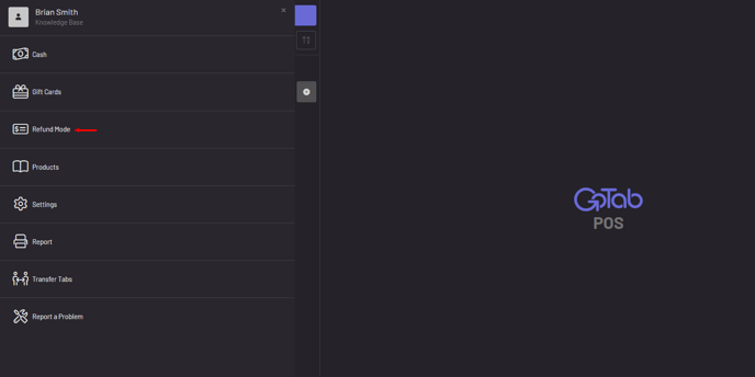 POS for Refund Mode
